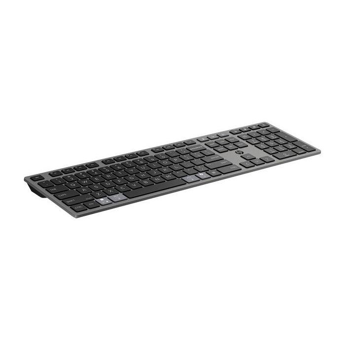 HP Teclado y Ratón Inalámbricos Recargables, Multidispositivo, Negro 2