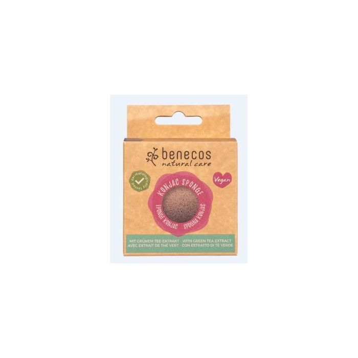 Esponja Konjac Te Verde Piel Mixta. Vegano Esponja Konjac Te Verde Piel Mixta. Vegano