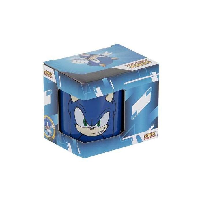 Karactermania Taza Sonic Face Cerámica Azul 9,5x13x7,8 cm 7