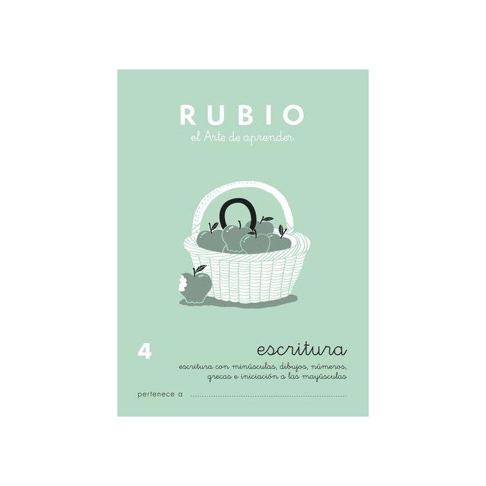 Cuaderno Rubio A5 Escritura Nº 4 (+6 Años) (Set de 10)