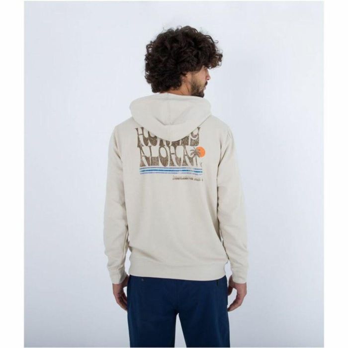 Sudadera con Capucha Hombre Hurley Beige XL 2 Sudadera con Capucha Hombre Hurley Beige XL 2