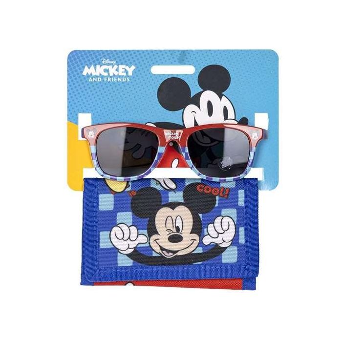 Gafas de sol y cartera infantil mickey 15.0 x 18.0 x 2.0 cm