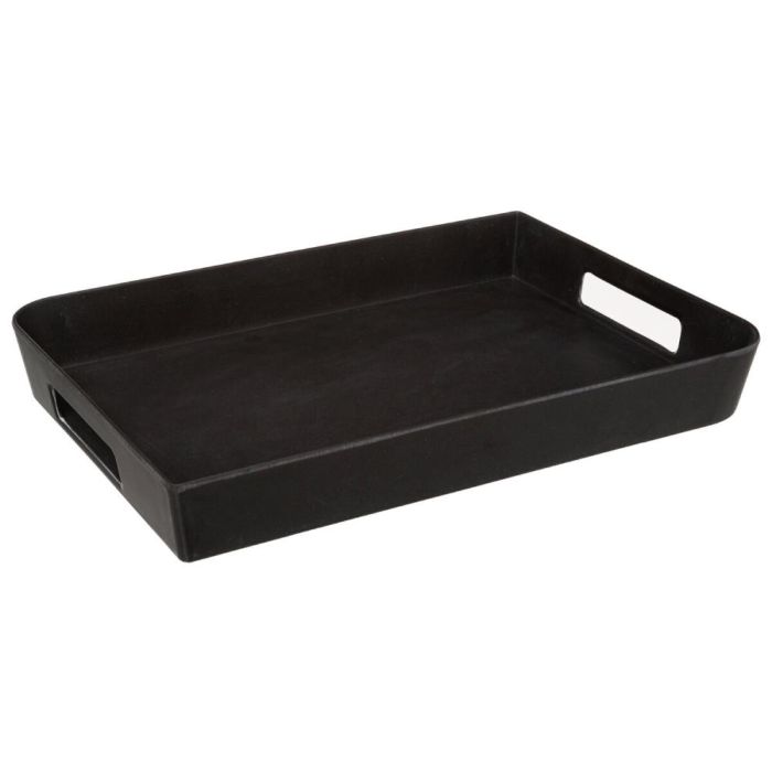 Bandeja de melamina 35x25cm negra coleccion 'noir kitchen' Bandeja de melamina 35x25cm negra coleccion 'noir kitchen'