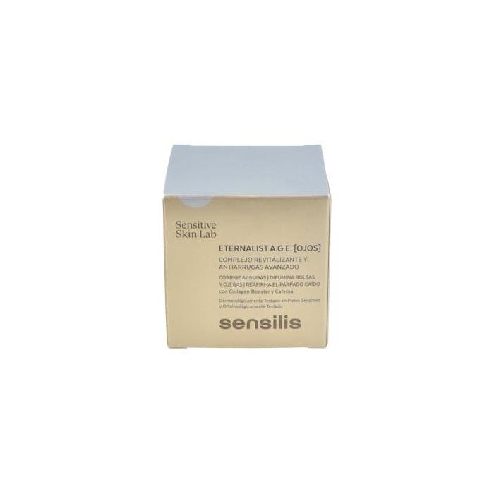 Sensilis ETERNALIST A.G.E. Contorno de Ojos Antiarrugas, Anti-Ojeras y Bolsas Reafirmante con Aplicador Metálico 20 ml