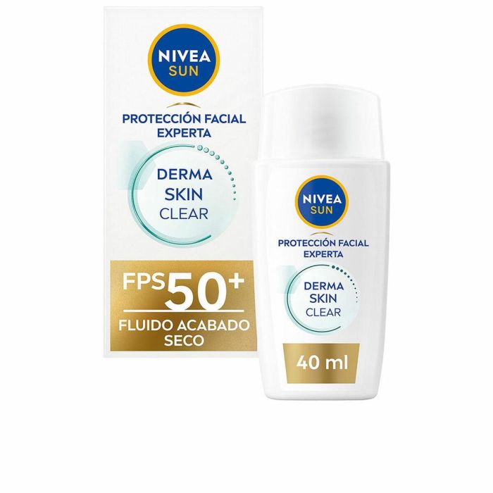 Protector Solar Facial Nivea Sun SPF 50+ 40 ml Anti-imperfecciones Piel clara Protector Solar Facial Nivea Sun SPF 50+ 40 ml Anti-imperfecciones Piel clara