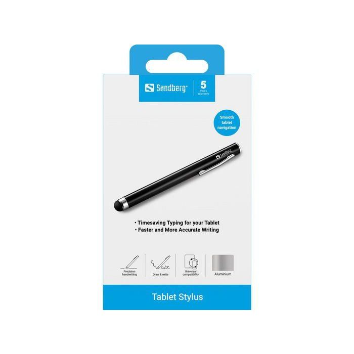 Sandberg Lápiz Táctil Stylus para Tablet y Móvil, Dibujo y Notas Sandberg Lápiz Táctil Stylus para Tablet y Móvil, Dibujo y Notas