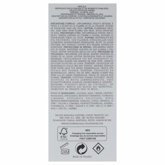 Maison Margiela REPLICA JAZZ CLUB Eau de Toilette Vaporizador 100 ml 2