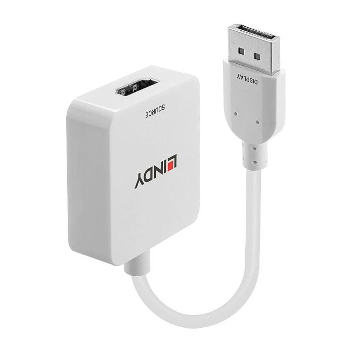 Adaptador HDMI a DisplayPort LINDY 38303 Blanco