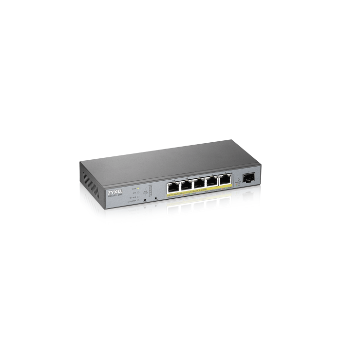 Zyxel GS1350-6HP-EU0101F Switch Gestionado L2 Gigabit Ethernet con PoE, Color Gris 3