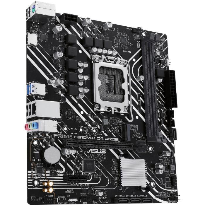 ASUS 90MB1HN0-M0EAY0 PRIME H610M-K D4 ARGB Placa Base Intel H610 LGA 1700 micro ATX DDR4 para PC 3