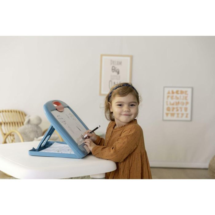 Smoby Pizarra Portátil 3 Usos Diferentes Incluye Rotulador Pág. para Colorear y Paño Hecho en Francia 2
