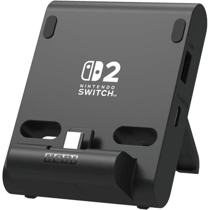 Hori 4961818039780 Soporte Plegable PlayStand para Nintendo Switch 2 Negro