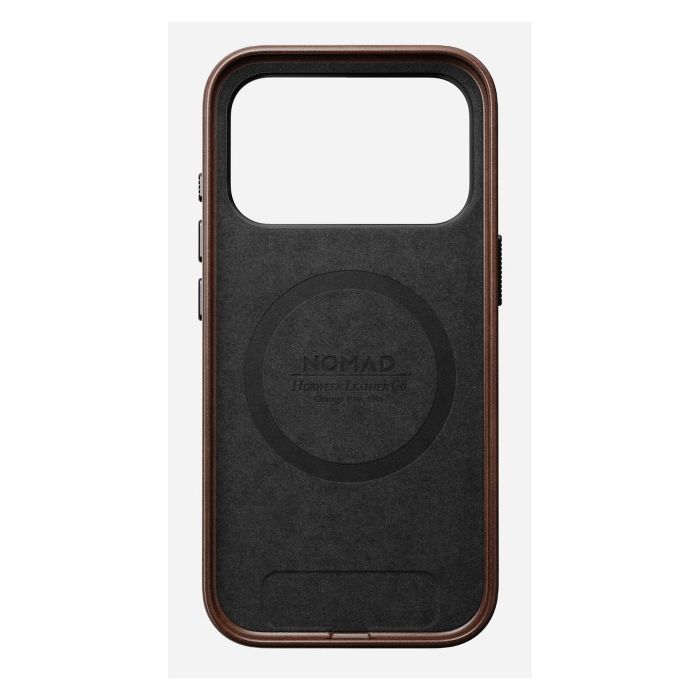 Nomad Traditional Leather Case para iPhone 17 Pro - Funda de Cuero Marrón Rustic Brown, Compatible con MagSafe 5 Nomad Traditional Leather Case para iPhone 17 Pro - Funda de Cuero Marrón Rustic Brown, Compatible con MagSafe 5
