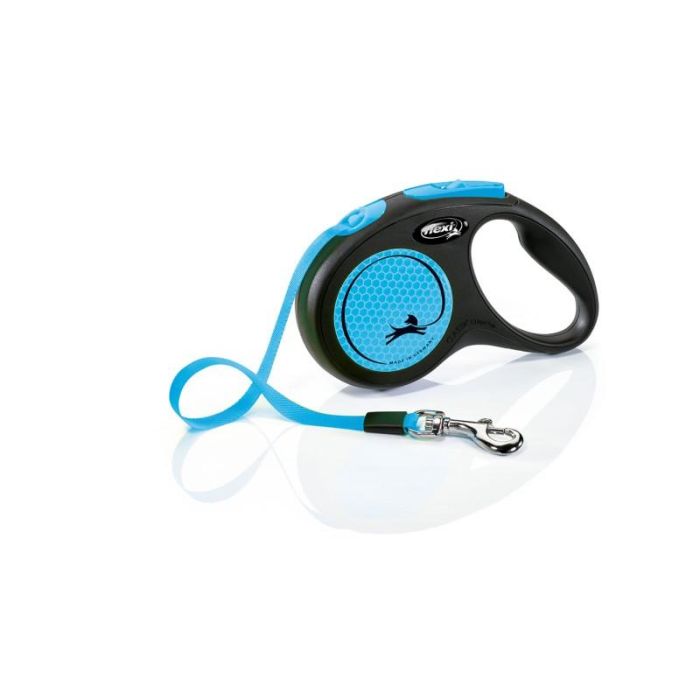 Correa para Perro Flexi New Azul Negro/Azul S (5 m)