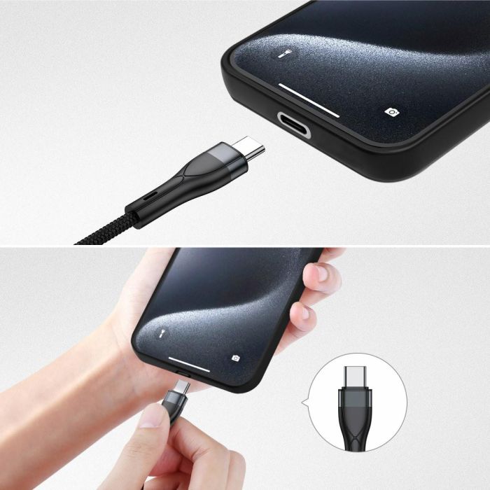4smarts USB-C/A Multi-Ladekabel 4in2 1.2m. schwarz 4