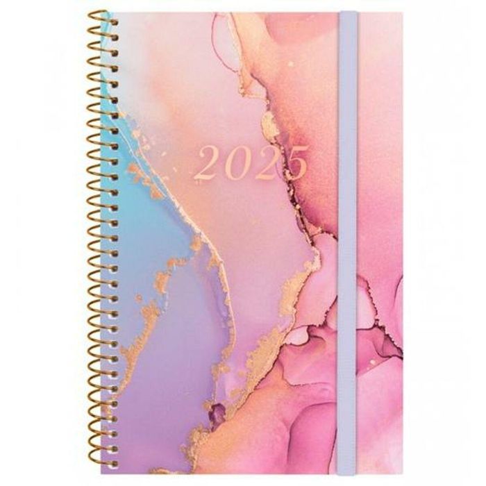 Finocam Agenda Anual Design Collection Espiral E5-117x181 mm Svh Goldy 2025