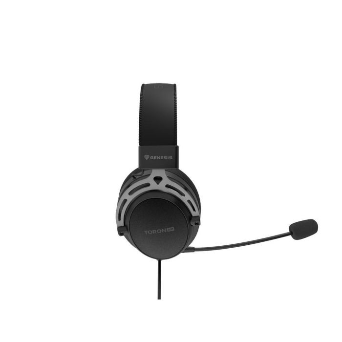 GENESIS Toron 301 Auriculares Gaming Diadema Alámbricos con Micrófono Boom, Drivers 53mm, Ligeros 230g, Conector 3.5mm, Negro 3
