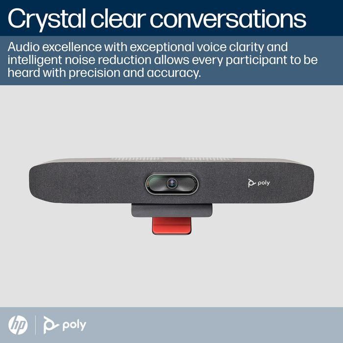 HP Studio R30 USB Video Bar - Barra de Video Profesional para Colaboración con Audio Superior 6