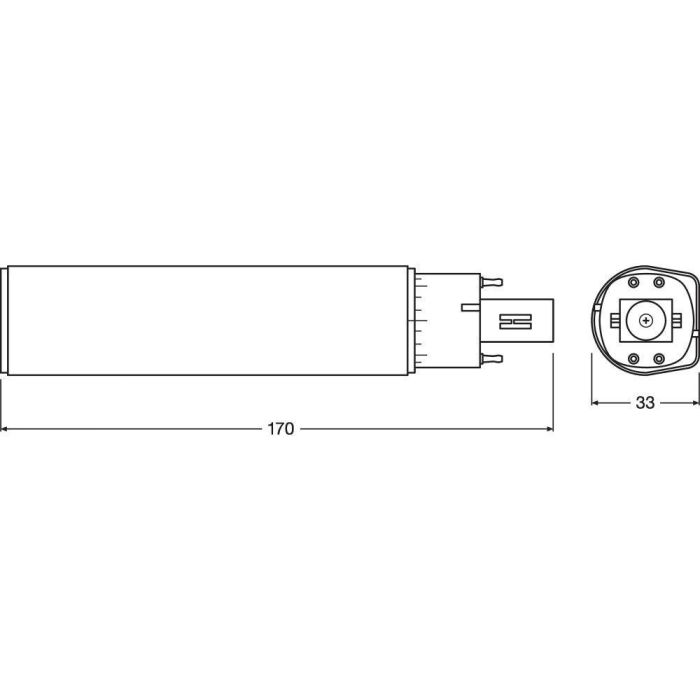 [LVE-4058075559172] Lámpara LED Ledvance/DULUX G24q 3 10W 990Lm 3000K 120º IP20 2