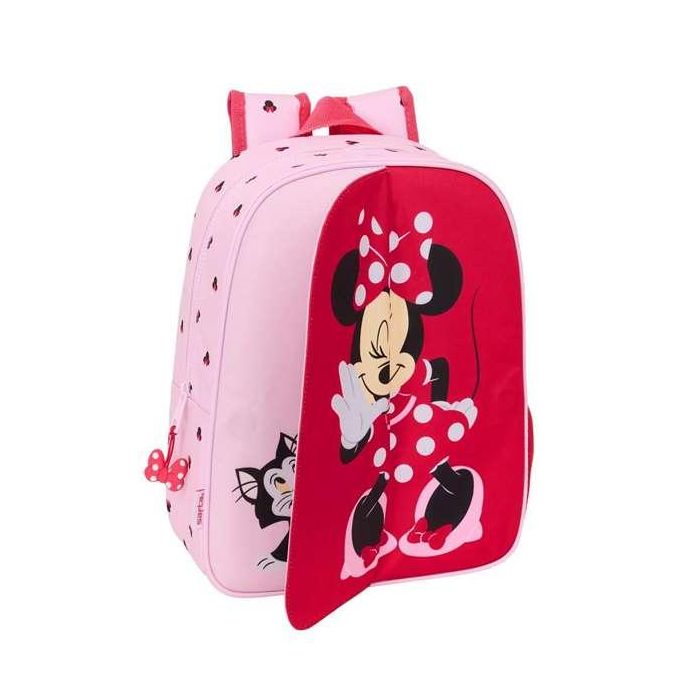 Mochila Safta Infantil Adaptable A Carro Front-Inter Minnie Mouse Nalve 340x260x110 mm 3 Mochila Safta Infantil Adaptable A Carro Front-Inter Minnie Mouse Nalve 340x260x110 mm 3