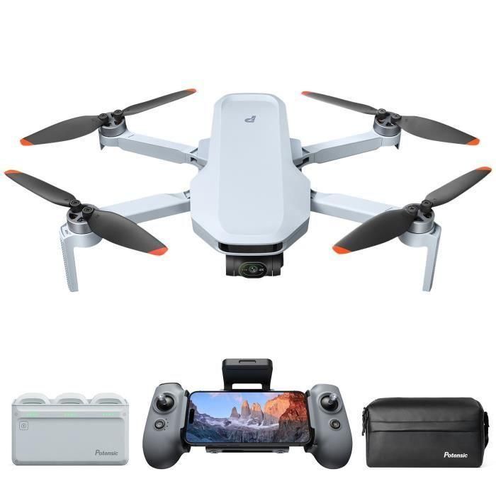 Dron - POTENSIC - ATOM 2 - Combo Fly More - Cámara HD/4K - GPS integrado - Tiempo de vuelo de 15 a 25 minutos - Alcance de 300 metros 0 Dron - POTENSIC - ATOM 2 - Combo Fly More - Cámara HD/4K - GPS integrado - Tiempo de vuelo de 15 a 25 minutos - Alcance de 300 metros 0