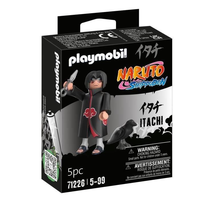PLAYMOBIL 71226 Itachi Akatsuki - Naruto Shippuden - Edad 5 PLAYMOBIL 71226 Itachi Akatsuki - Naruto Shippuden - Edad 5