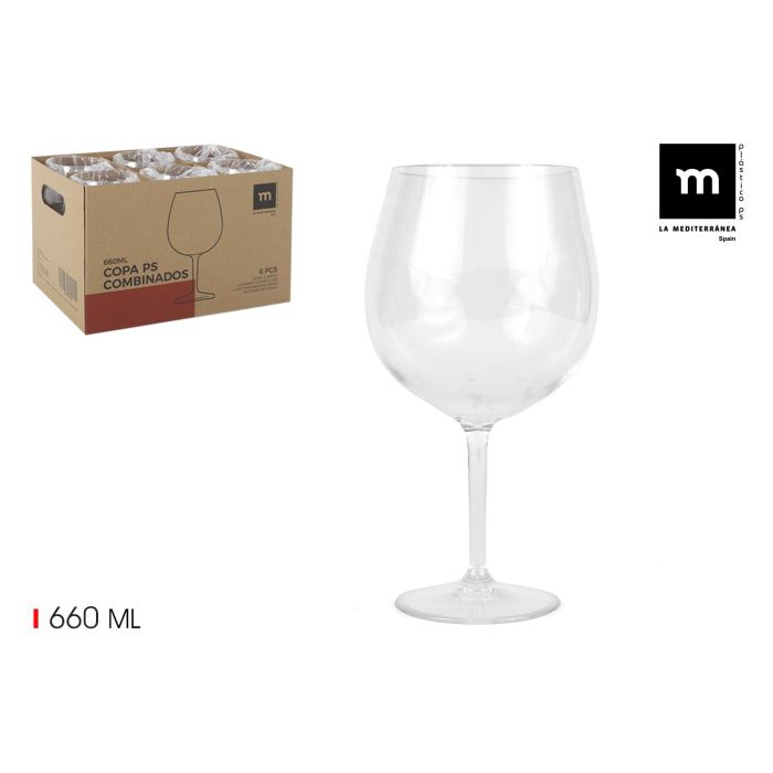 Copa Combinados 660 ml La Mediterranea (24 Unidades) Copa Combinados 660 ml La Mediterranea (24 Unidades)