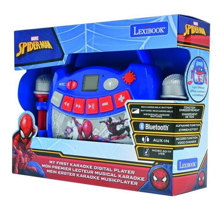 SPIDER-MAN - Altavoz Bluetooth - Efectos de luz y micrófonos 1 SPIDER-MAN - Altavoz Bluetooth - Efectos de luz y micrófonos 1