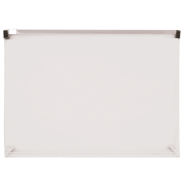 Liderpapel Carpeta Dossier A5 Cierre Cremallera Transparente Polipropileno 180 Micras 1