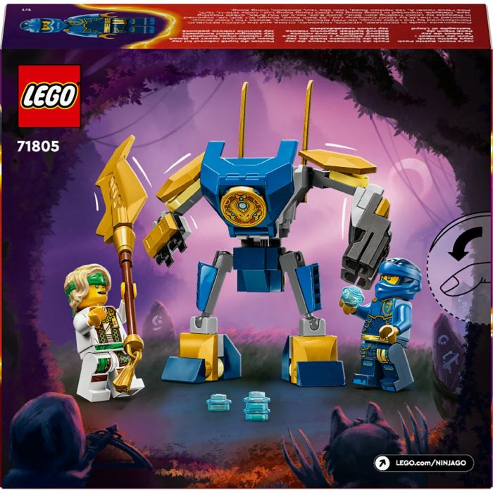LEGO 71805 Pack de Combate: Meca de Jay Ninjago | Juguete de Construcción con Meca Articulado, Espada y Cañones, 4 Minifiguras 6 LEGO 71805 Pack de Combate: Meca de Jay Ninjago | Juguete de Construcción con Meca Articulado, Espada y Cañones, 4 Minifiguras 6