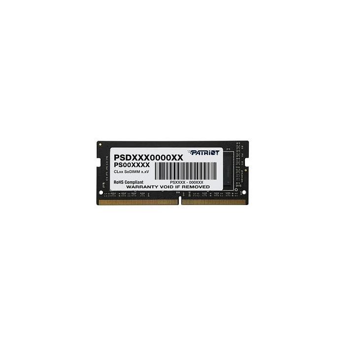 Patriot Memory Signature Line PSD416G320081S | Memoria RAM 16GB DDR4 3200MHz SO-DIMM para Portátil | 1x16GB CL22 Unbuffered Patriot Memory Signature Line PSD416G320081S | Memoria RAM 16GB DDR4 3200MHz SO-DIMM para Portátil | 1x16GB CL22 Unbuffered