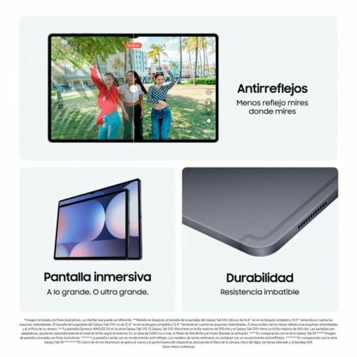 Tablet Samsung Galaxy Tab S10 Ultra 256 GB Gris 3