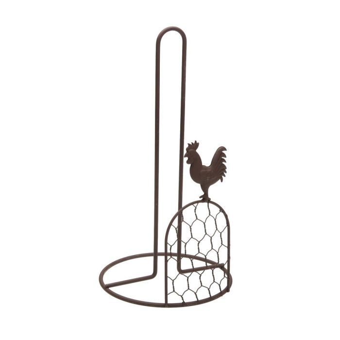 Portarrollo de Papel de Cocina Versa Metal Acero 15 x 29 x 15 cm 0 Portarrollo de Papel de Cocina Versa Metal Acero 15 x 29 x 15 cm 0