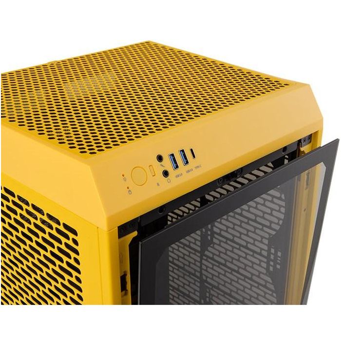 Thermaltake CA-1X9-00S4WN-00 The Tower 200 TG Mini Tower PC - Amarillo, Mini-ITX, Panel de Vidrio Templado, USB 3.2 Gen 1/2 5 Thermaltake CA-1X9-00S4WN-00 The Tower 200 TG Mini Tower PC - Amarillo, Mini-ITX, Panel de Vidrio Templado, USB 3.2 Gen 1/2 5