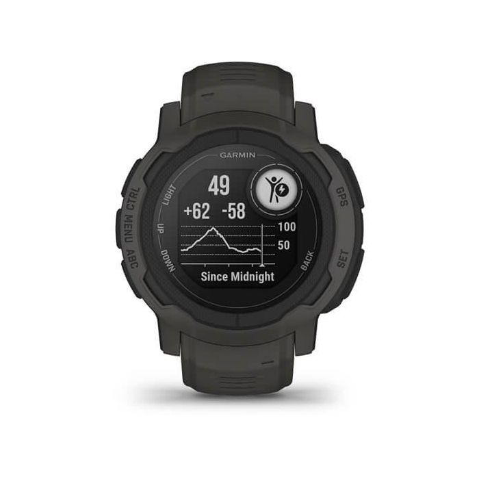 Smartwatch GARMIN Instinct 2 45 mm 0,9" Negro Grafito Gris oscuro 10
