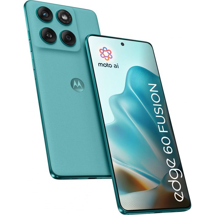 Motorola edge 60 fusion 256GB 8GB RAM 5G 6.67" P-OLED 120Hz 50MP Cámara 5200mAh IP68 Turquesa 0 Motorola edge 60 fusion 256GB 8GB RAM 5G 6.67" P-OLED 120Hz 50MP Cámara 5200mAh IP68 Turquesa 0