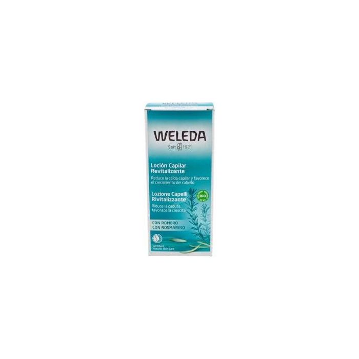 WELEDA Loción Capilar Revitalizante con Romero 100ml para Cabello Fino y Debilitado, Reduce la Caída y Estimula el Cuero Cabelludo