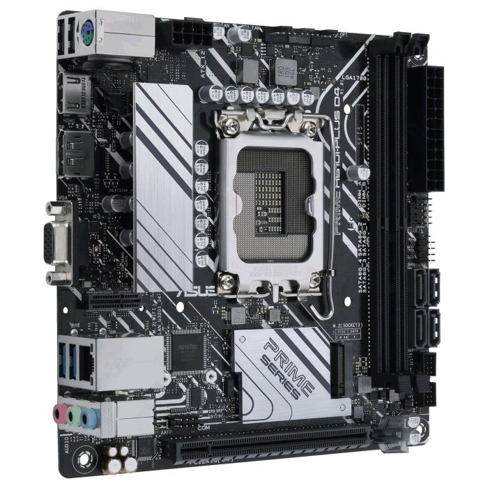 ASUS PRIME H610I-PLUS D4-CSM Placa Base para Intel LGA 1700, DDR4, Formato mITX, HDMI, DisplayPort, VGA 2