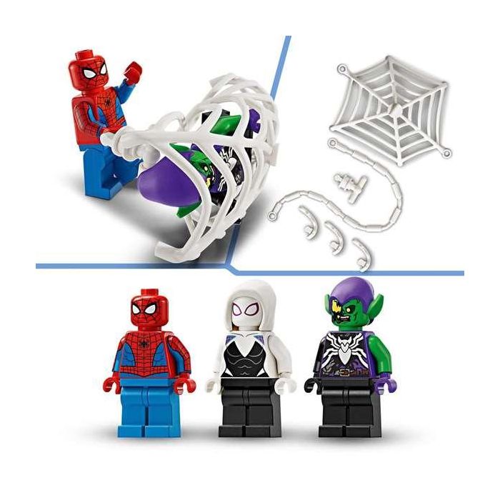 Juego de construccion coche de carreras de spider-man y duende verde venomizado lego marvel 13 Juego de construccion coche de carreras de spider-man y duende verde venomizado lego marvel 13