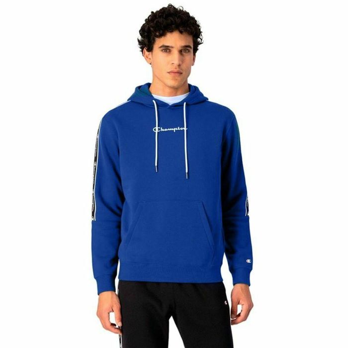 Sudadera con Capucha Hombre Champion Azul 0 Sudadera con Capucha Hombre Champion Azul 0