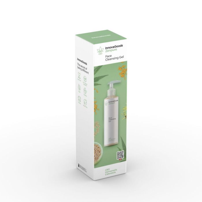 Gel Limpiador Facial CBD Zenpure InnovaGoods 200 ml 1 Gel Limpiador Facial CBD Zenpure InnovaGoods 200 ml 1