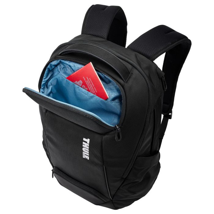 THULE Mochila Accent 28L TACBP2216 Negro, Mochila Urbana Unisex para Portátil hasta 16", Poliéster 100% Reciclado 12