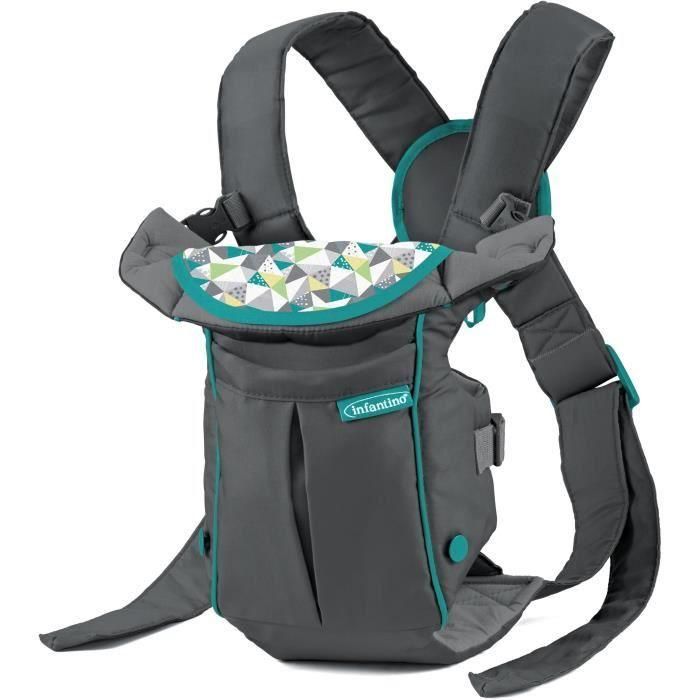 Portabebé INFANTINO SWIFT gris Portabebé INFANTINO SWIFT gris