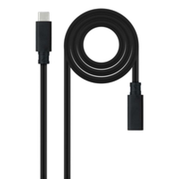 Cable USB NANOCABLE USB 3.2 GEN2x2 100W C/M-H Negro 1,5 m 10 Cable USB NANOCABLE USB 3.2 GEN2x2 100W C/M-H Negro 1,5 m 10