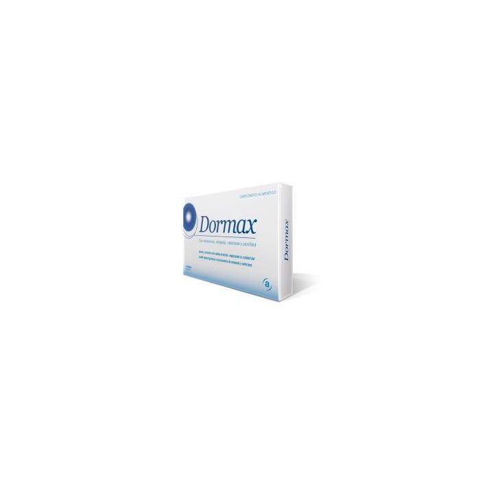 ACTAFARMA Dormax 30 Cápsulas con Melatonina, Valeriana y Pasiflora para Relajación y Descanso Natural