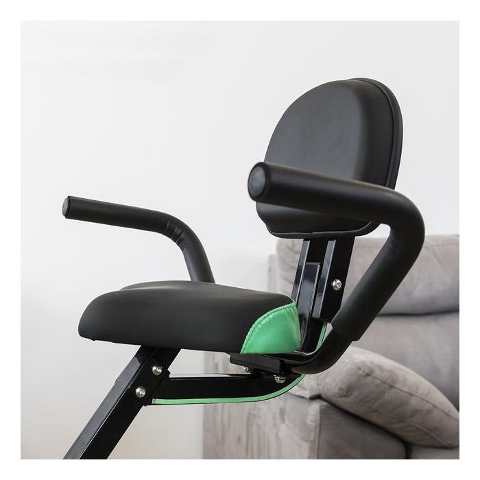 Cecotec 07016 Bicicleta Estática Plegable X-Bike Pro, Rodillo Entrenamiento Magnético con Respaldo, Pulsómetro y Pantalla LCD 6