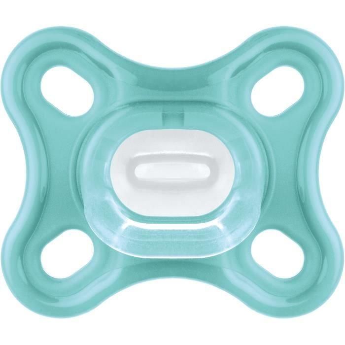 MAM Chupete Comfort Fisiológico Silicona 0-2 meses Azul - Set de 2 con Caja de Esterilización 2 MAM Chupete Comfort Fisiológico Silicona 0-2 meses Azul - Set de 2 con Caja de Esterilización 2