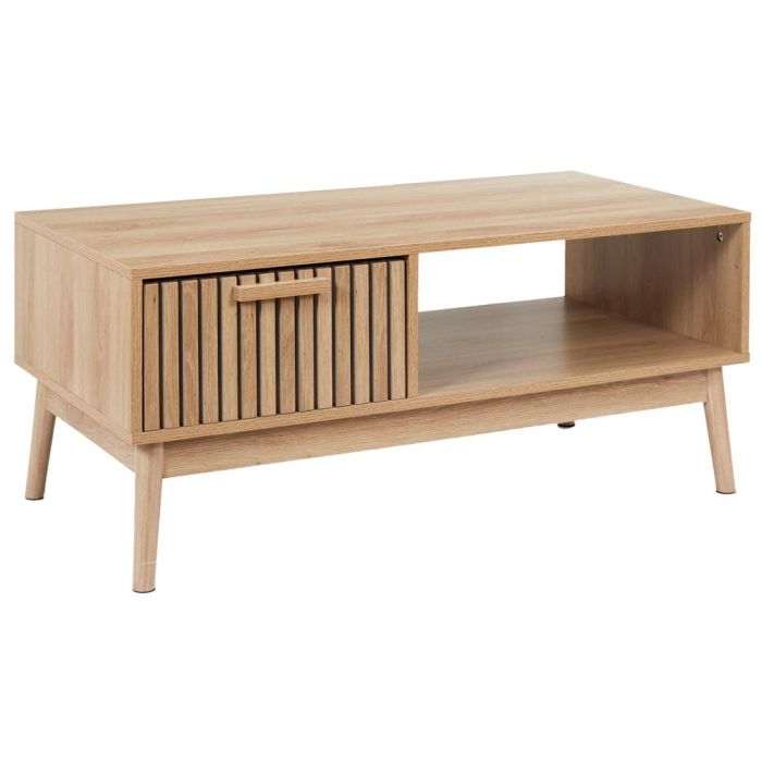Home Deco Factory Mesa De Centro Klaus, Estructura de MDF y pino, 100x50 cm, h.43 cm 0 Home Deco Factory Mesa De Centro Klaus, Estructura de MDF y pino, 100x50 cm, h.43 cm 0