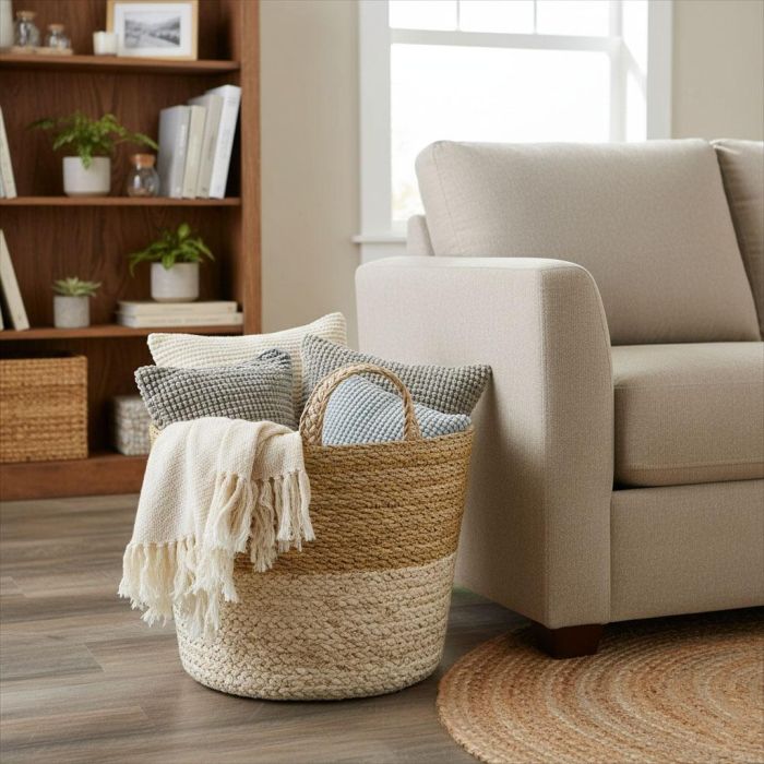 Cesta Conica Seagrass C/Asas 30Cm Privilege (12 Unidades) 8