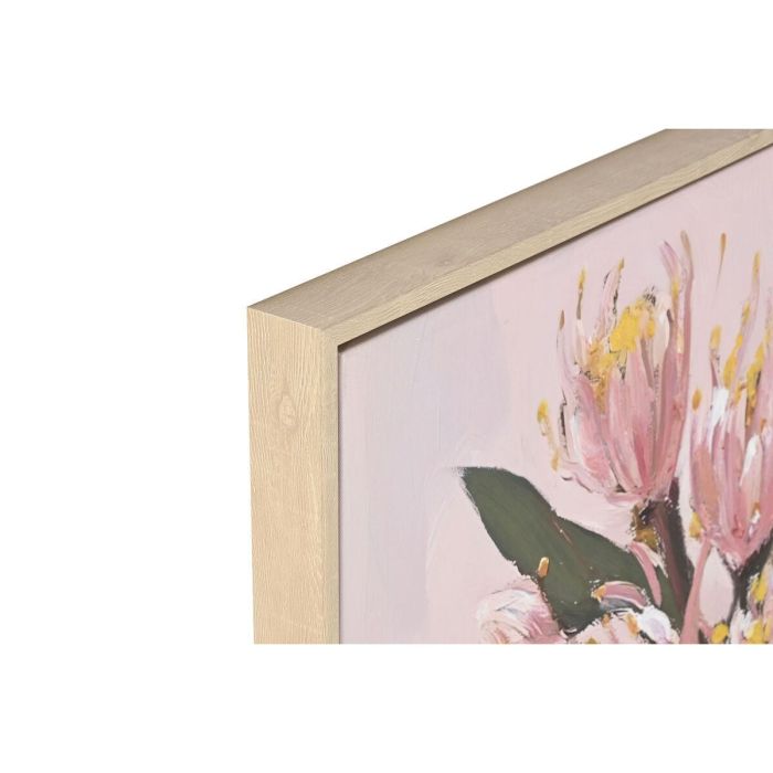 Cuadro Shabby DKD Home Decor Amarillo Rosa 4.5 x 83 x 83 cm (2 Unidades) 3 Cuadro Shabby DKD Home Decor Amarillo Rosa 4.5 x 83 x 83 cm (2 Unidades) 3